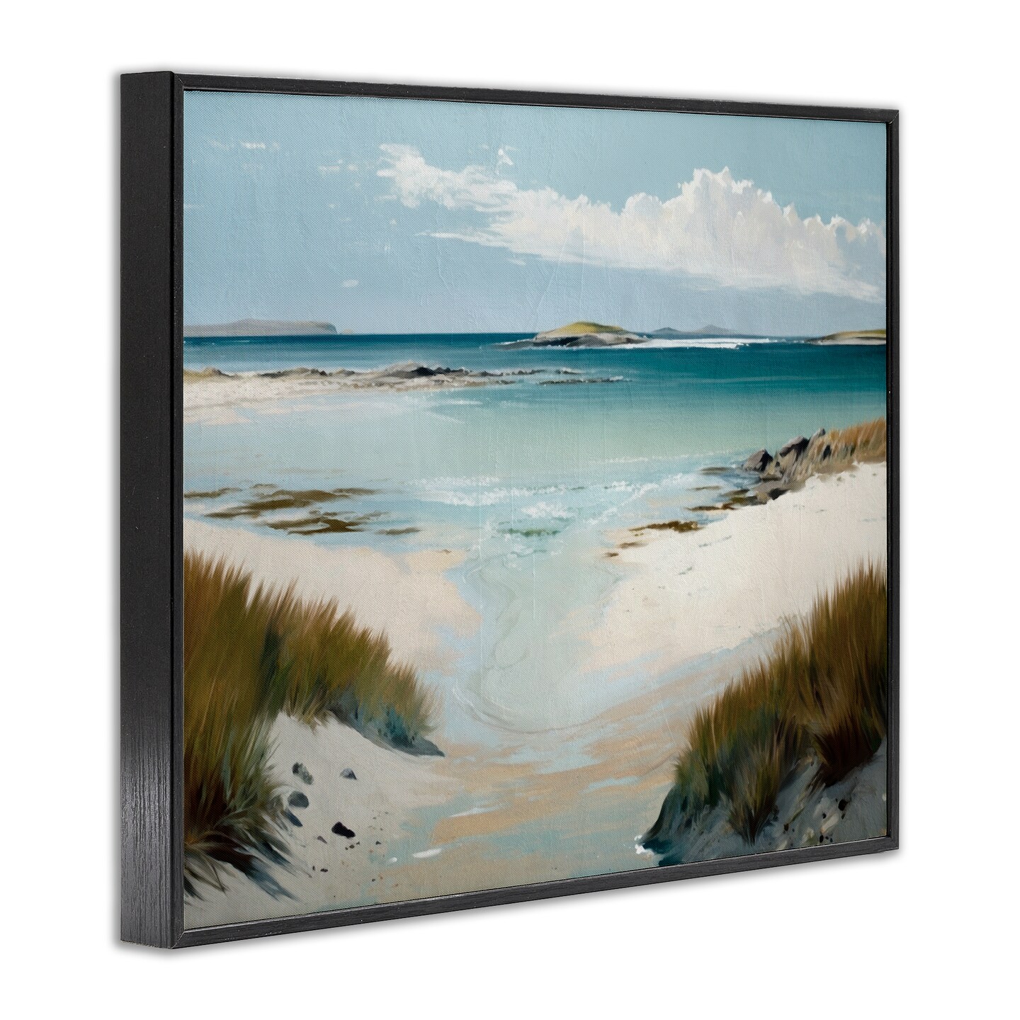 Stupell Industries River Tide Seascape Framed Giclee Wall Art Design by Svetlana Aleynikova