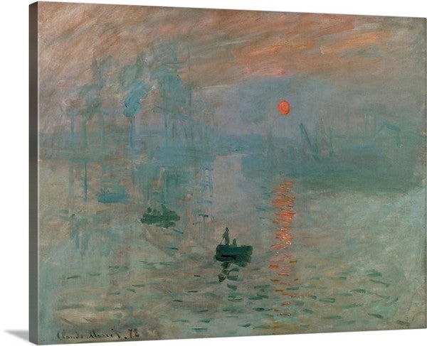 Impression Sunrise by Claude Monet Canvas