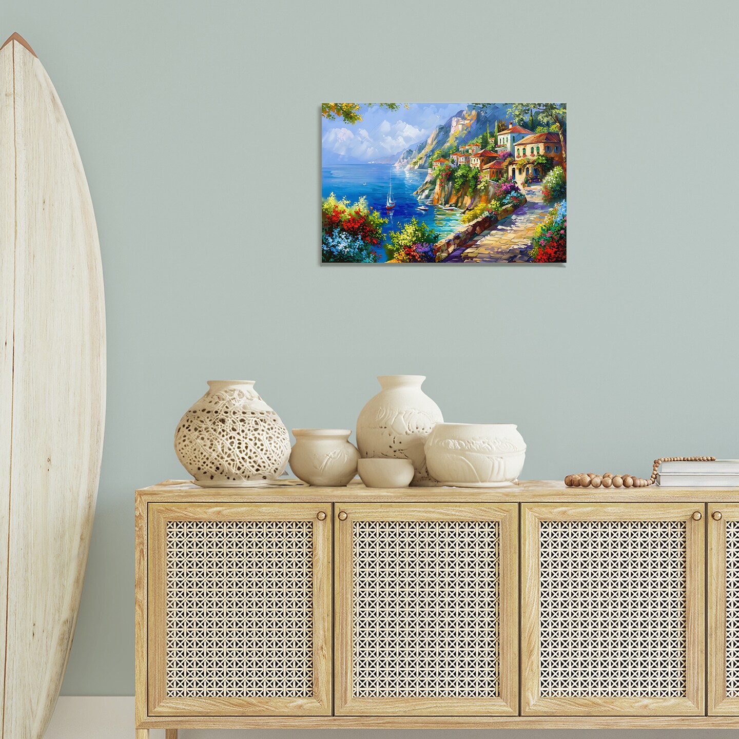 Stupell Industries Panoramic Mountain View Canvas Wall Art Design by LSR Design Studio