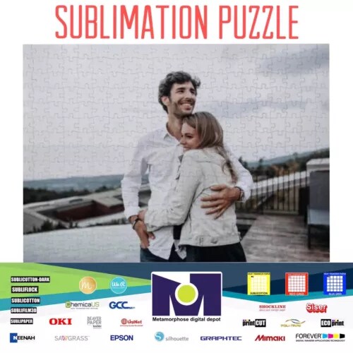 Rectangular Sublimation Puzzle Blank 10 Sets Hardboard 11 3/4” X 16 1/2” 315 Pcs A3