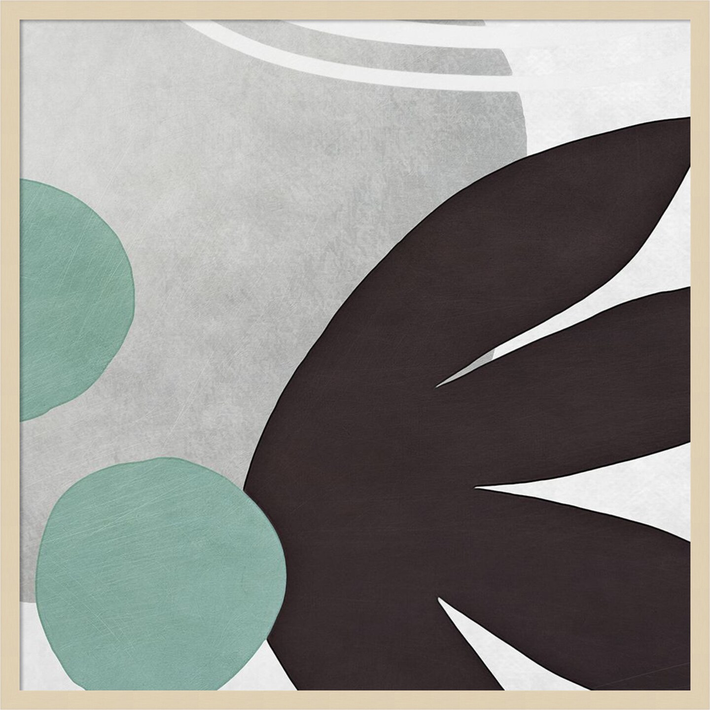 Shapes n Lines Abstract IV by Ashley Aldridge Wood Framed Wall Art Print