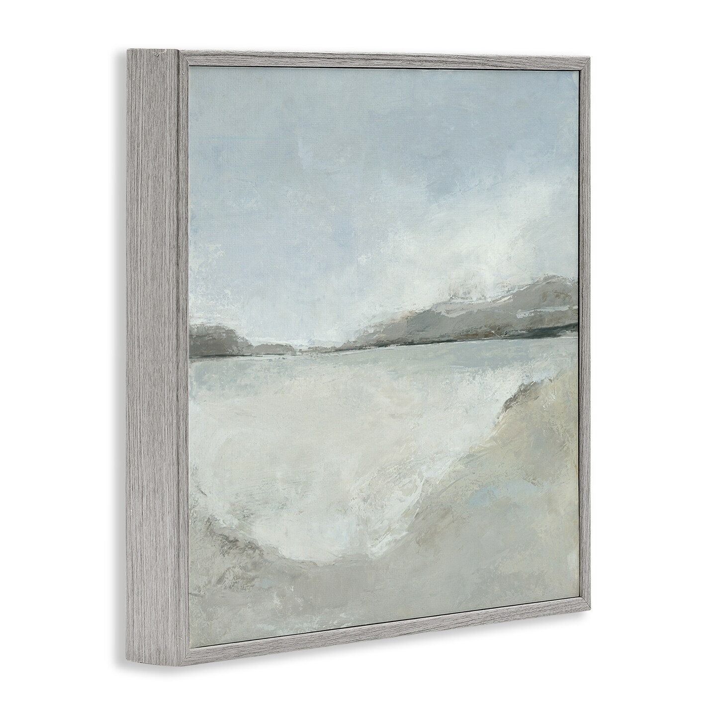 Stupell Industries Abstract Distressed Beach Framed Giclee Wall Art Design by Hannah Dawson