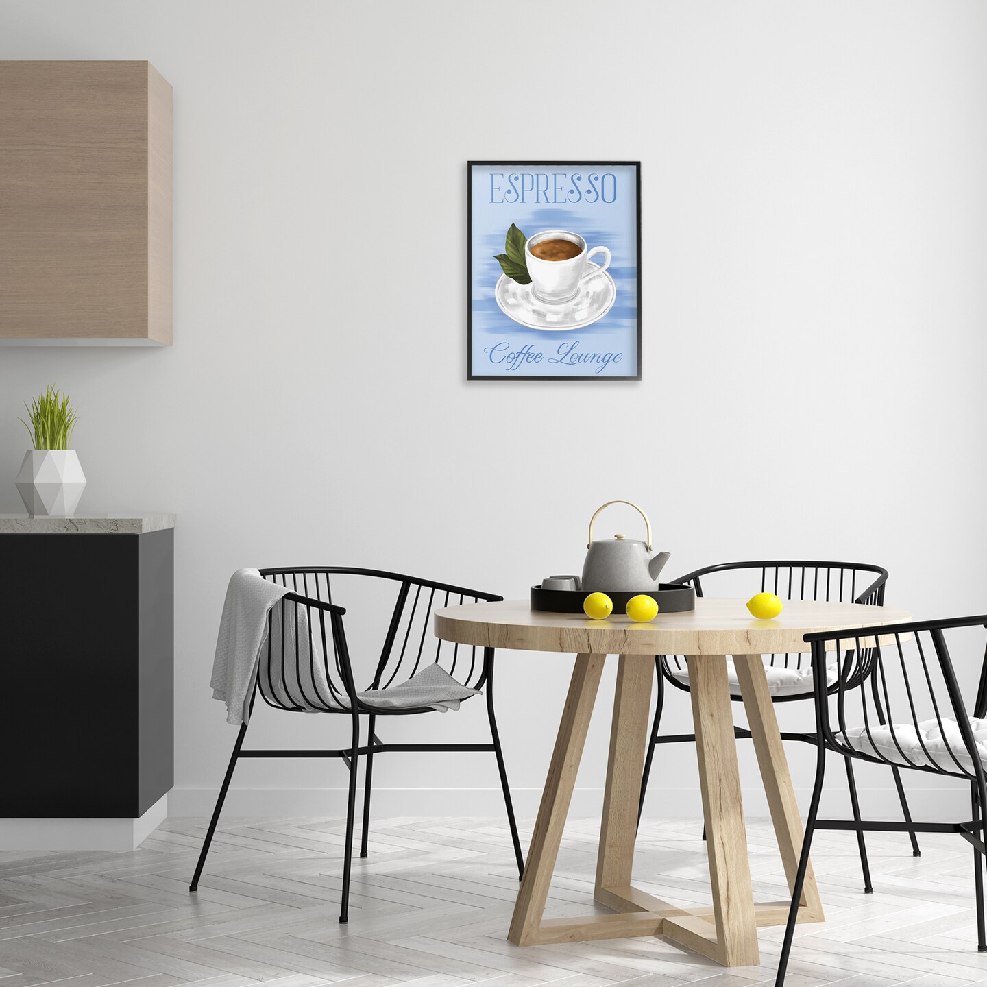 Stupell Industries Espresso Coffee Lounge Framed Giclee Wall Art Design by Hey Bre! Creative Studio