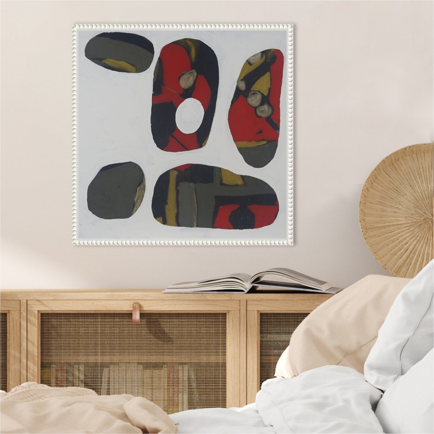 Painted Stones II by Erin McGee Ferrell Framed Canvas Wall Art
