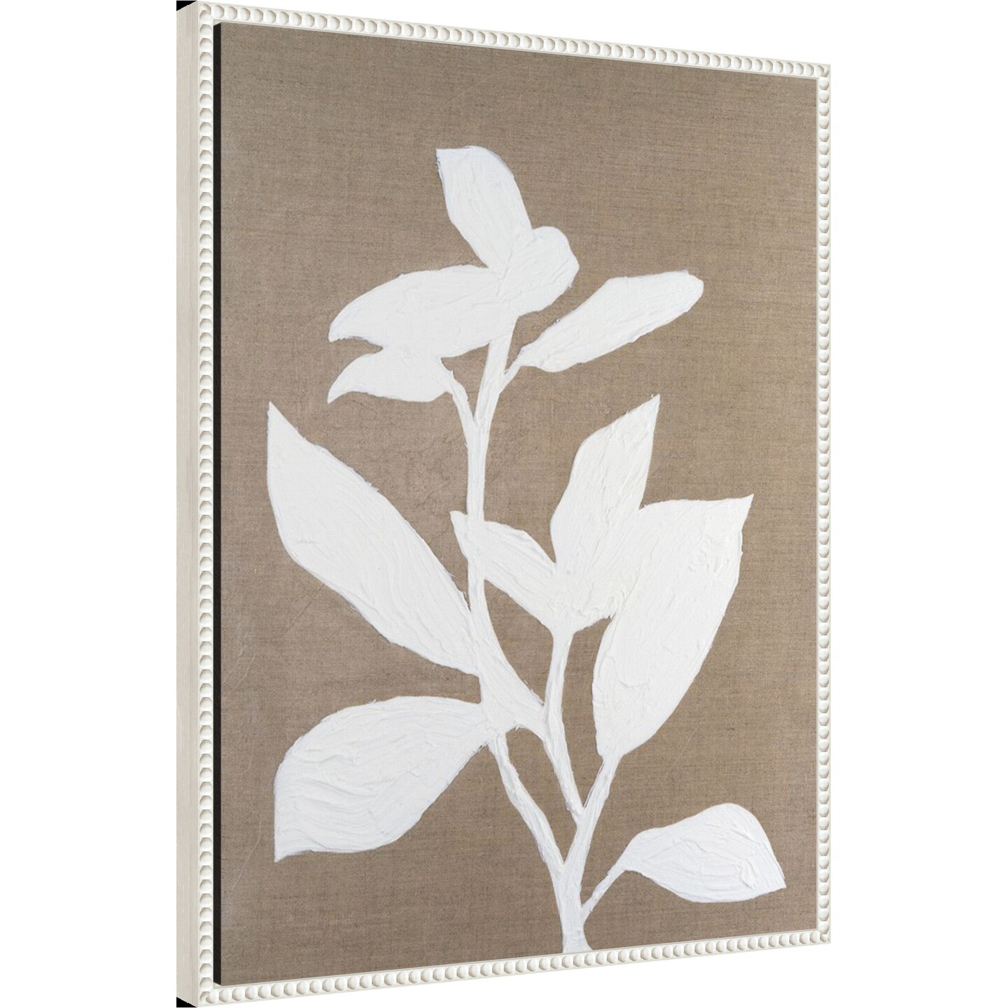 Frosted Linen Floral I by Vanna Lam Framed Canvas Wall Art