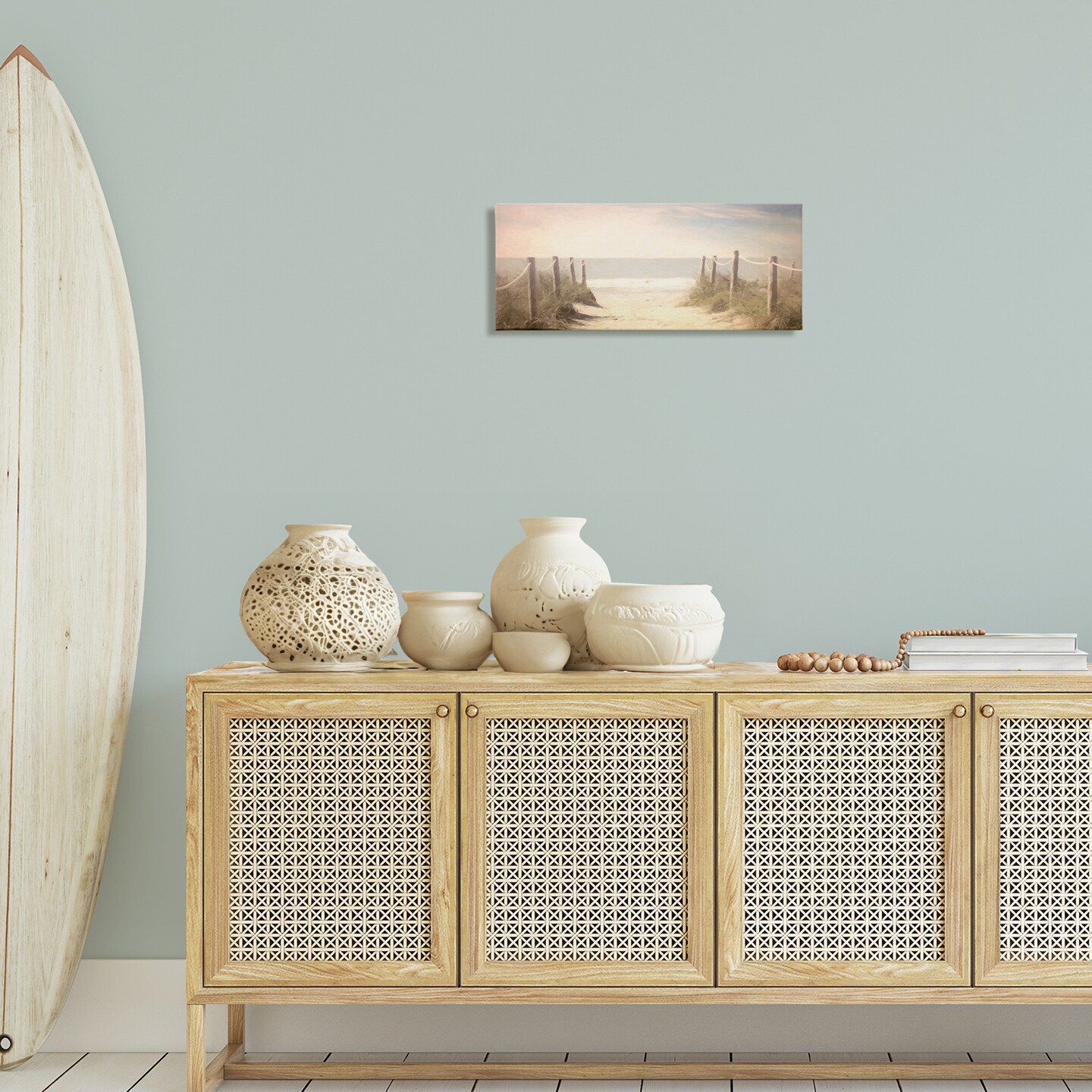 Stupell Industries Dreamy Coastal Walkway Canvas Wall Art Design by Graffi*tee Studios