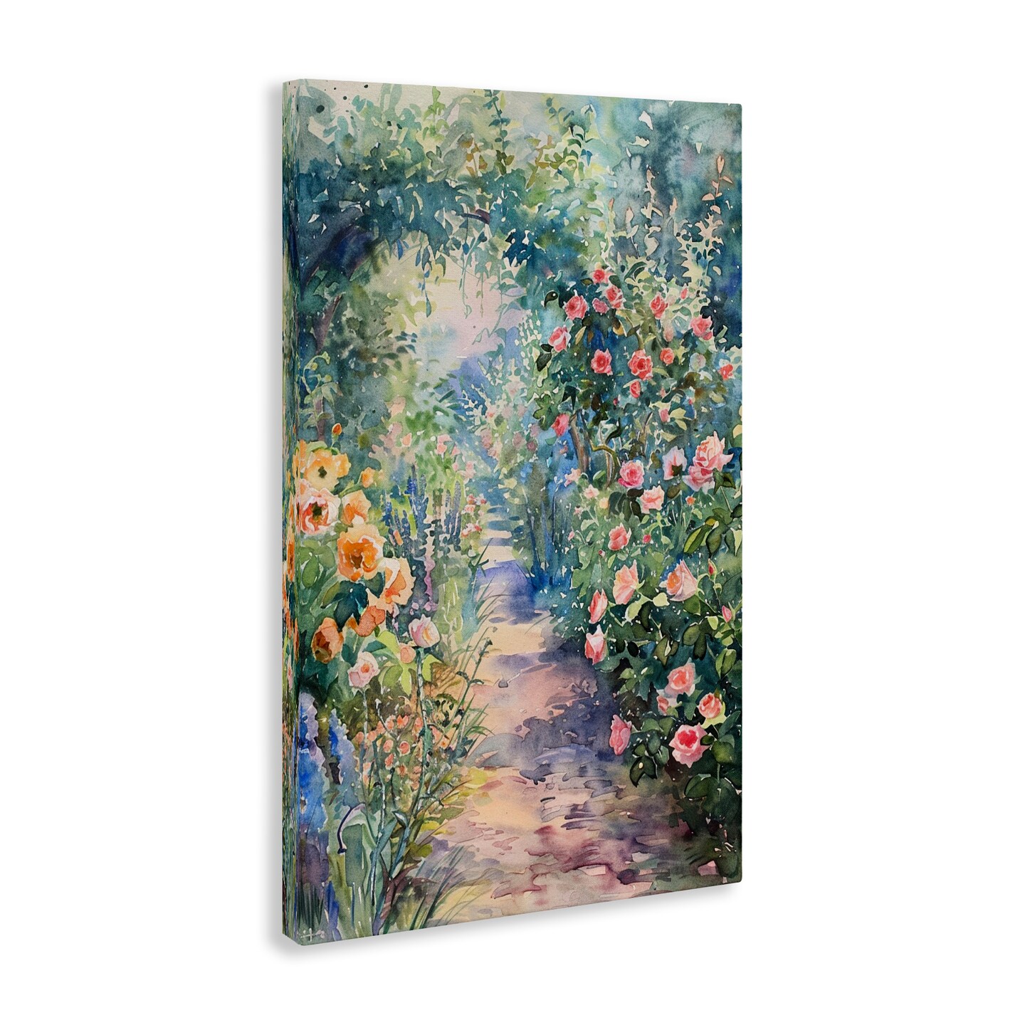 Stupell Industries Spring Garden Archway Canvas Wall Art Design by LSR Design Studio