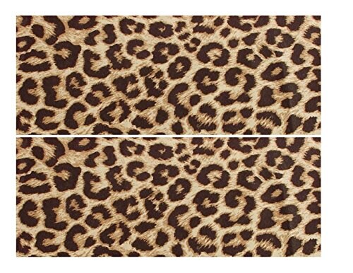Natural Leopard Print Edible Cake side strips/border Select the size using the "Customize" button