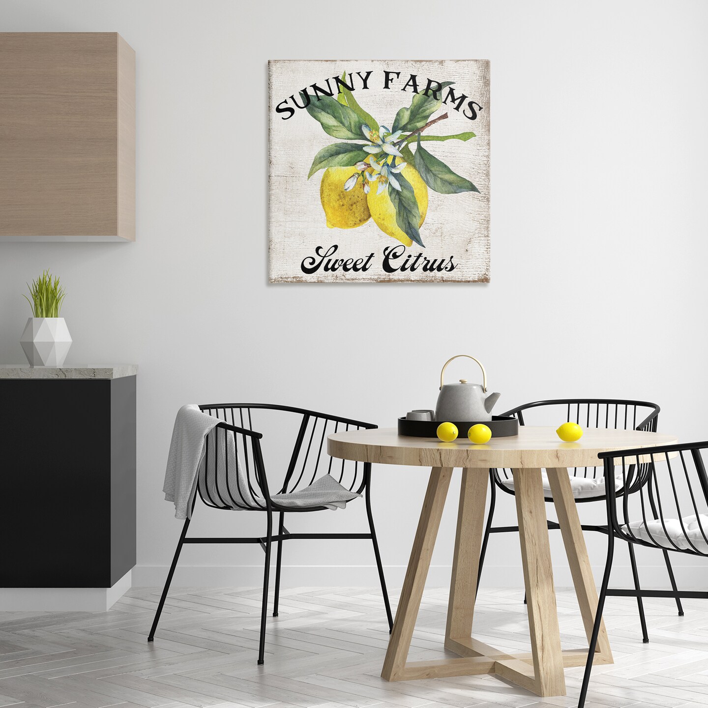 Stupell Industries Sunny Farms Sweet Lemon Canvas Wall Art Design by Creatif Belle