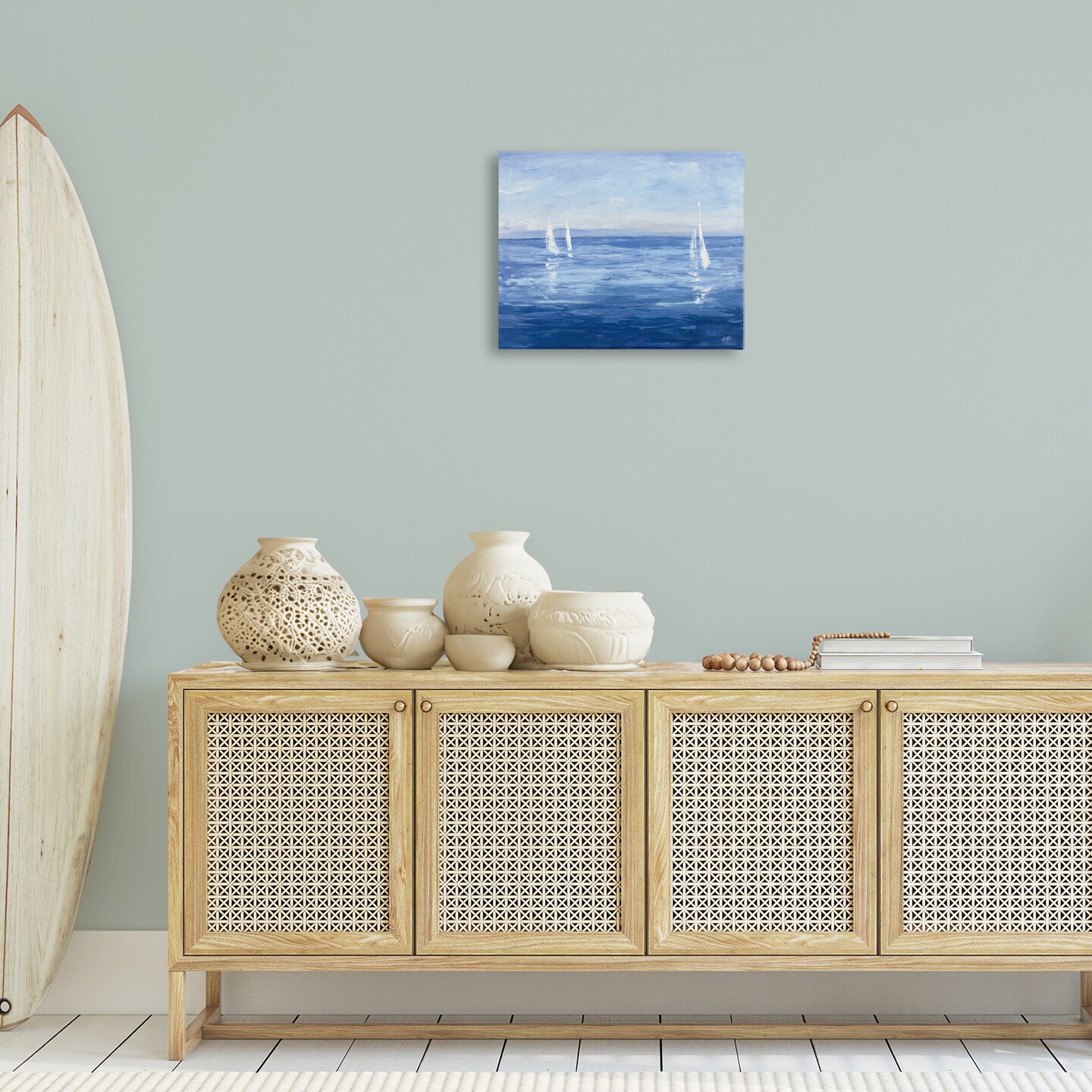 Stupell Industries Vivid Boats Open Sail Canvas Wall Art Design by Julia Purinton