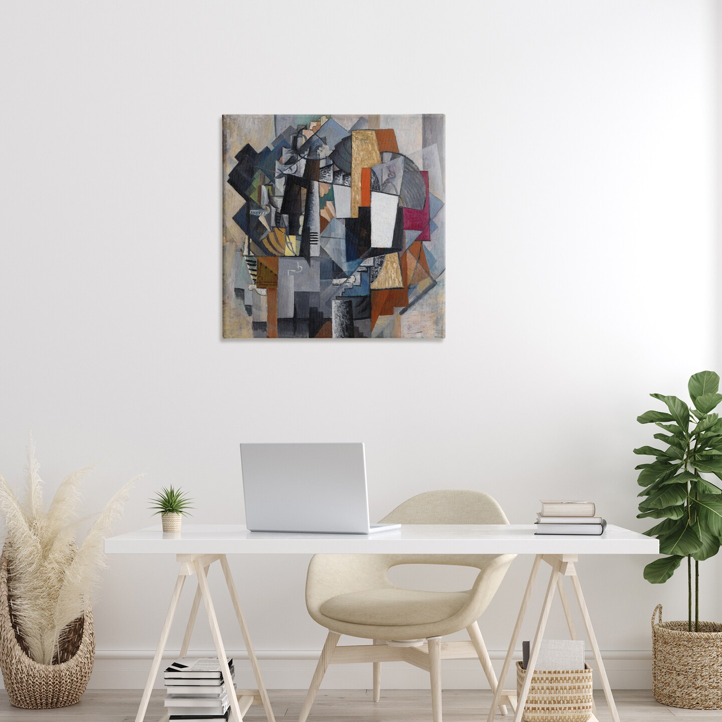 Stupell Industries Classical Abstract Collage Canvas Wall Art Design by one1000paintings