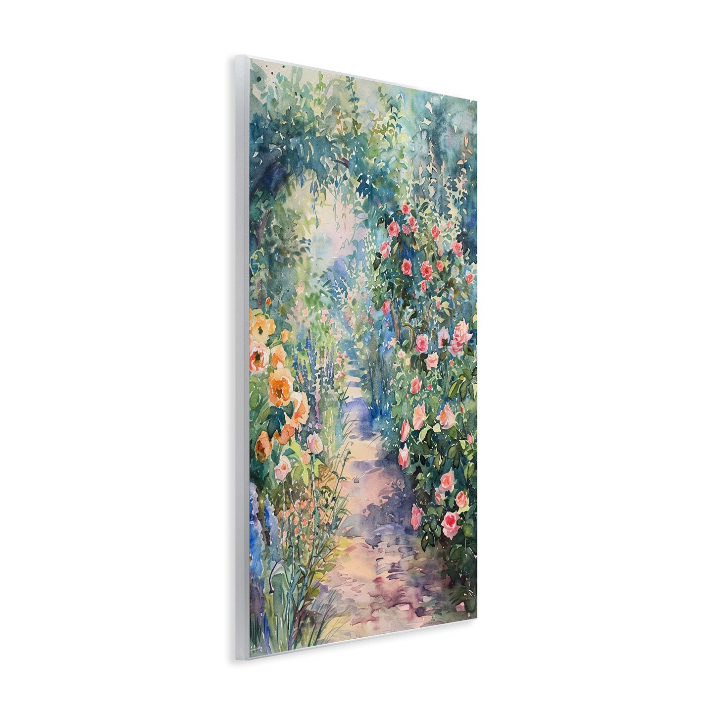 Stupell Industries Spring Garden Archway Wall Plaque Art Design by LSR Design Studio