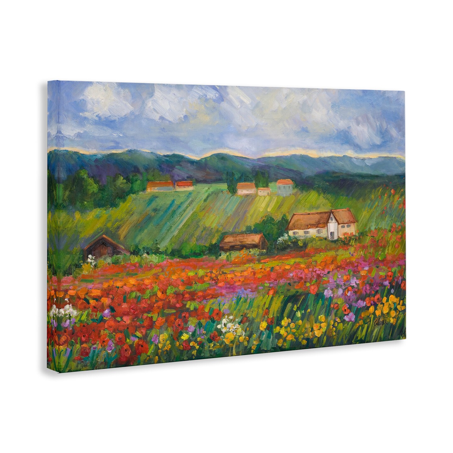 Stupell Industries Spring Glory Lush Meadow Canvas Wall Art Design by Alexi Fine