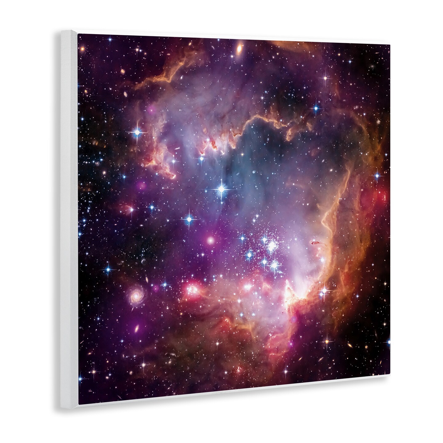 Stupell Industries Cloud Galaxy with Stars Wall Plaque Art Design by Wild Apple Portfolio