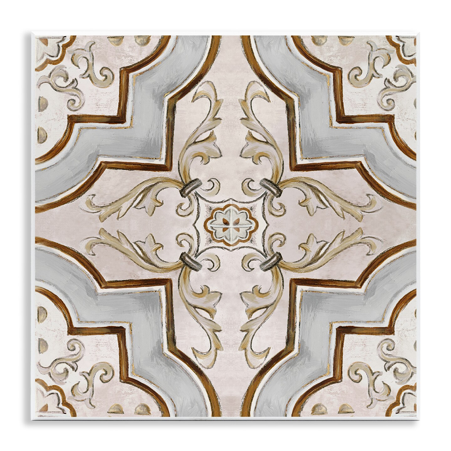 Stupell Industries Classic Symmetrical Tile Wall Plaque Art Design by Eli Jones