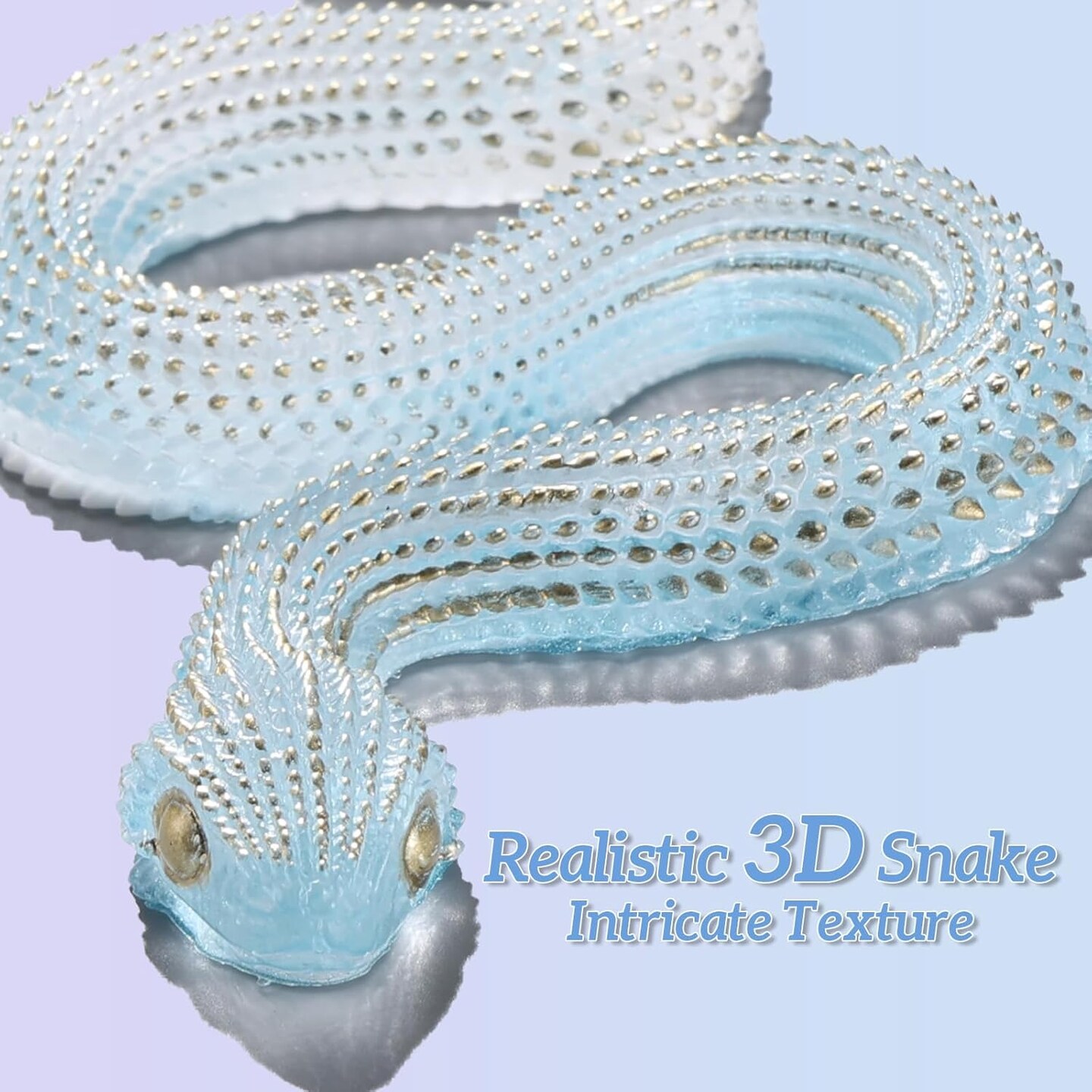 LET&#x27;S RESIN 2Pcs Snake Resin Molds, Flexible 3D Snake Silicone Molds(Large &#x26; Small), Effortless Demolding Animal Epoxy Molds for DIY Art, Home Decor, Serpent Lovers Gifts