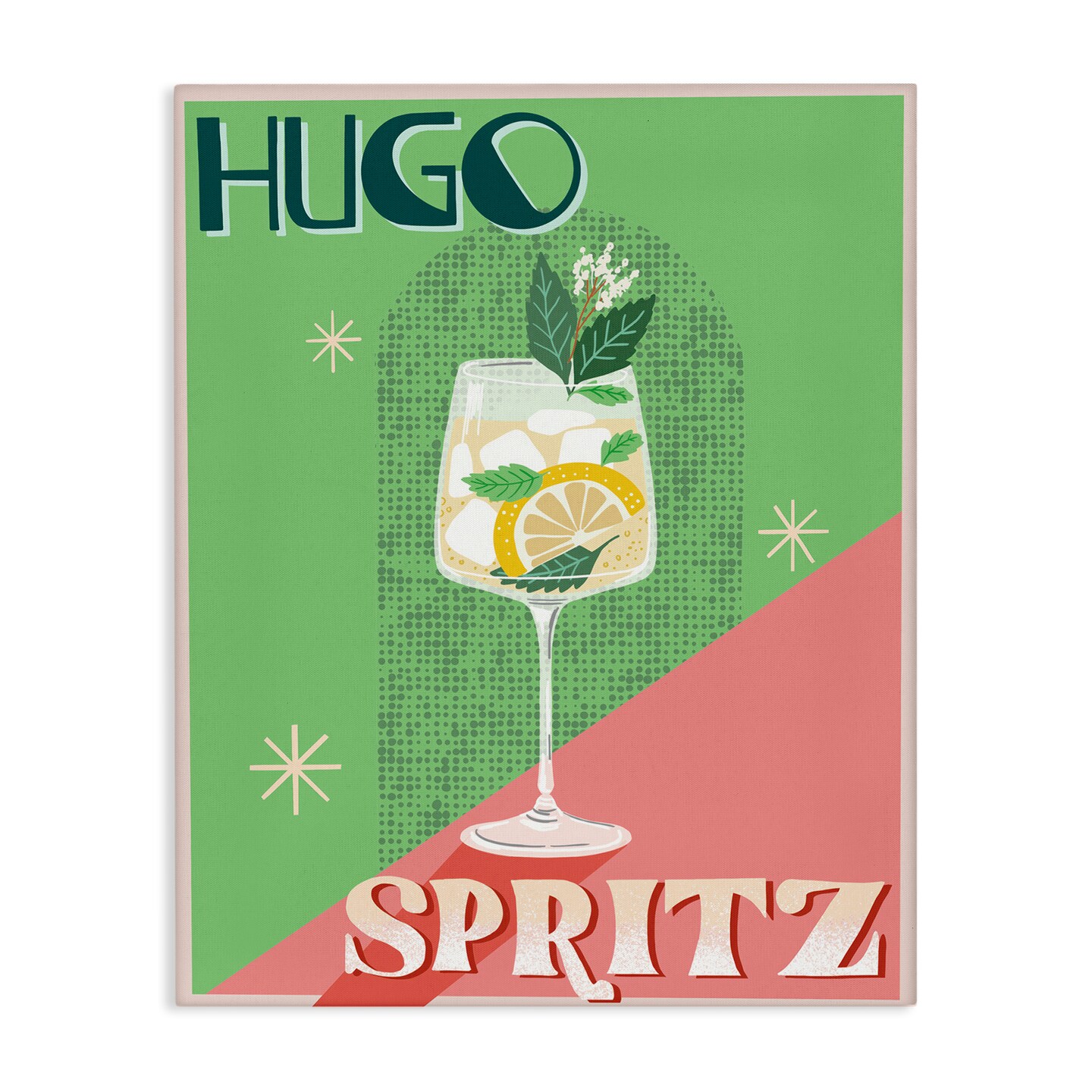 Stupell Industries Hugo Spritz Cocktail Canvas Wall Art Design by Jo Reid