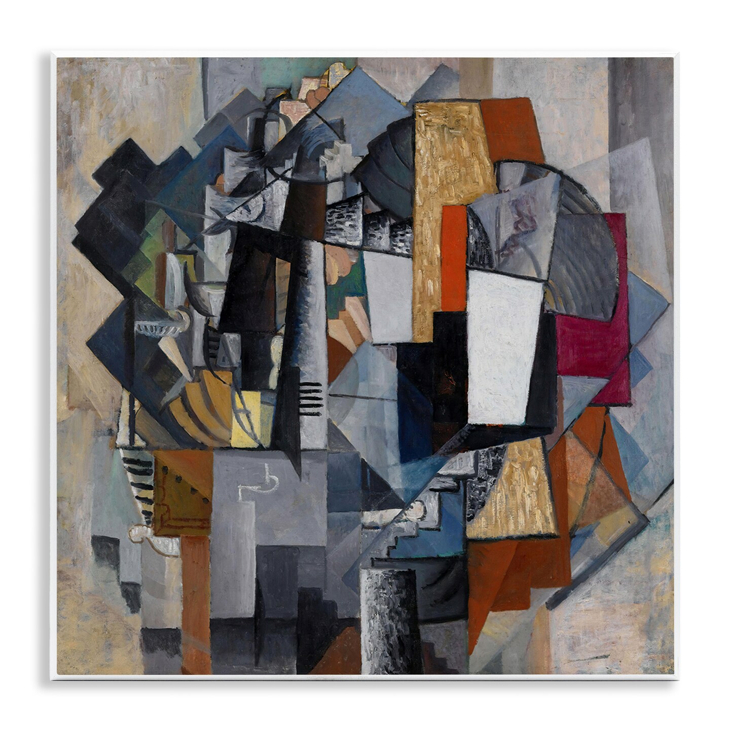 Stupell Industries Classical Abstract Collage Wall Plaque Art Design by one1000paintings