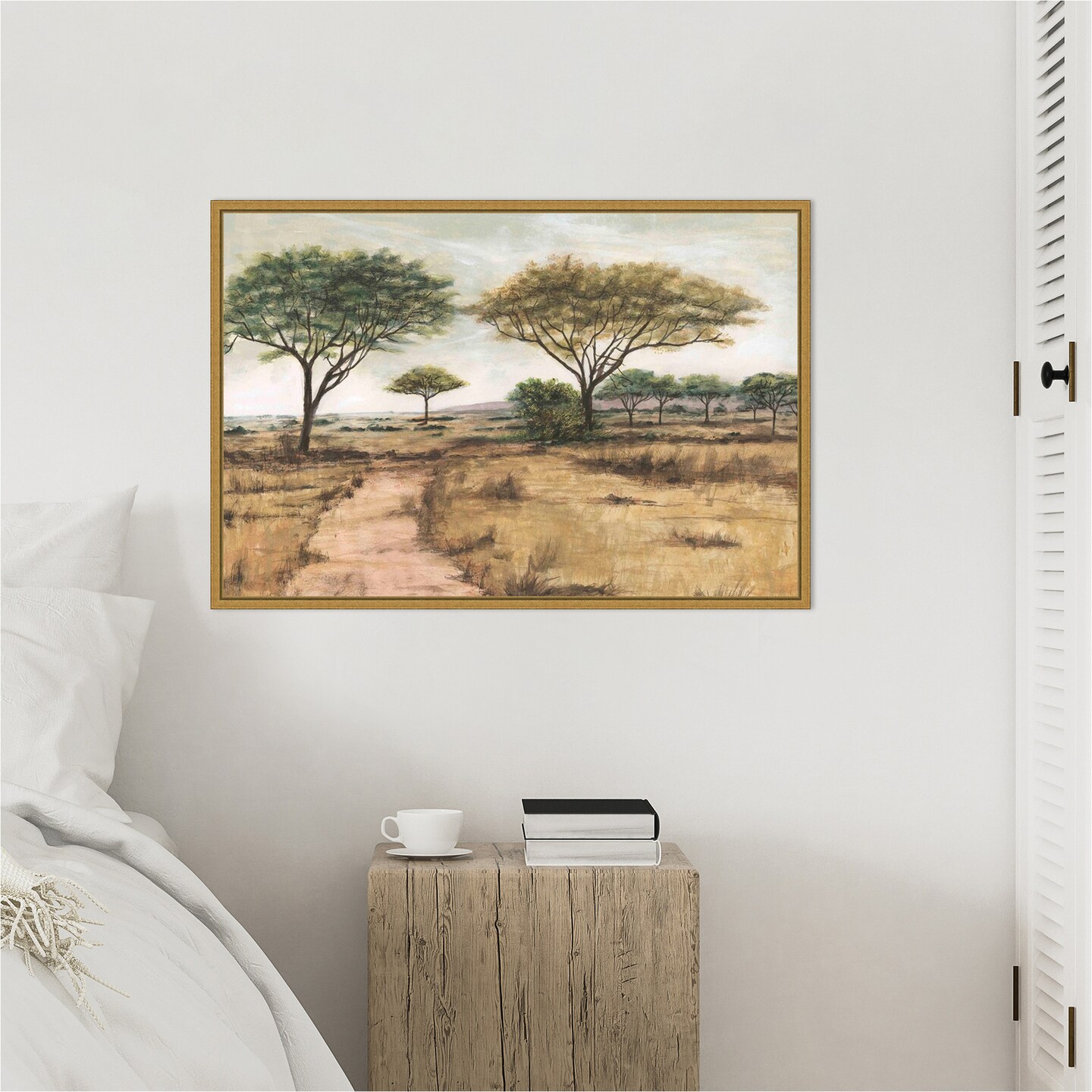 Savanna Plain I by Michael Willett Framed Canvas Wall Art