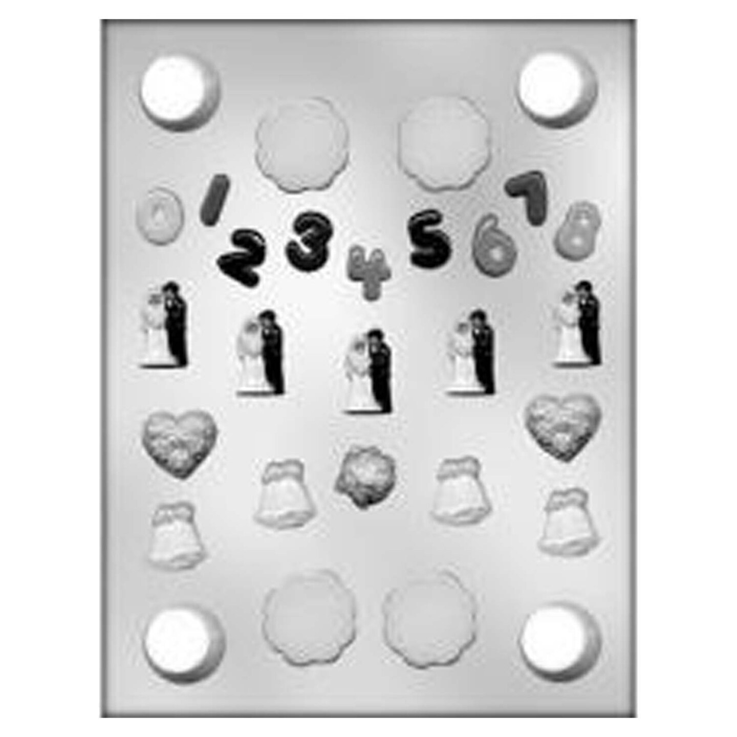 Mini Wedding Cake Top Chocolate Mold