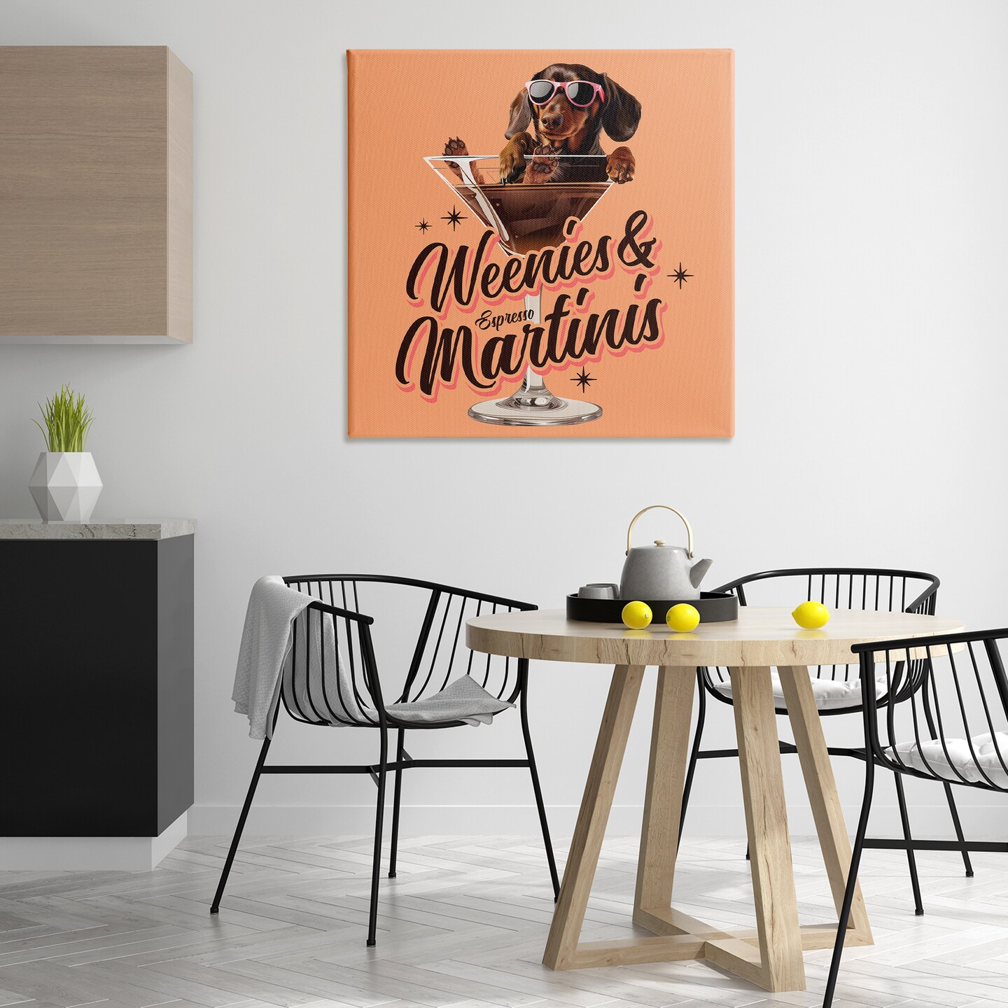 Stupell Industries Weenie's & Espresso Martinis Canvas Wall Art Design by Jim Baldwin
