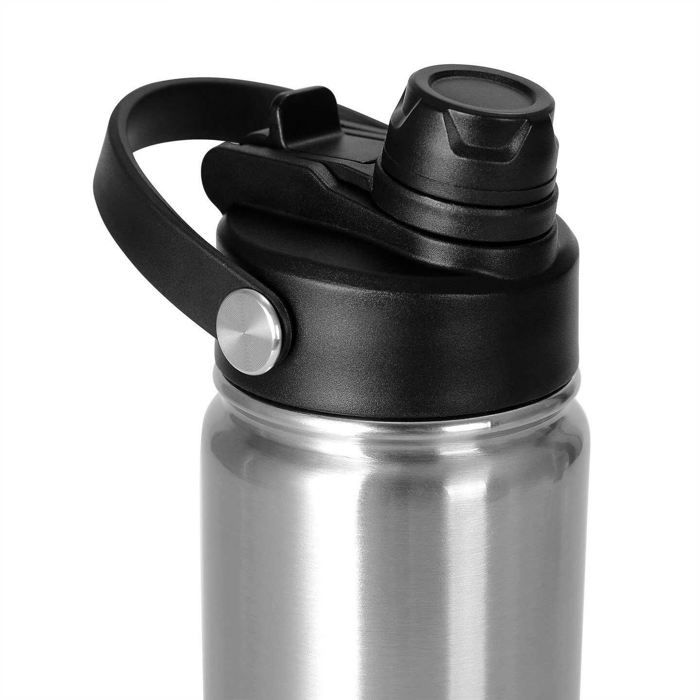 Makerflo 18 oz Stainless Steel Hydro Water Bottle with 2-in-1 Lid | Craft-Ready for DIY Gifts & Personalization (Sublimation, Epoxy, UV DTF, Vinyl, and Laser Engraving)