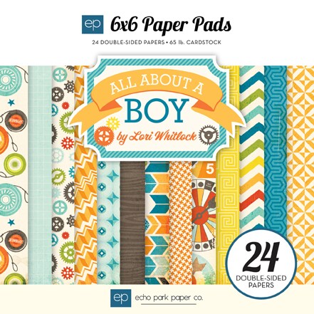Echo Park All About A Boy 6x6 Paper Pad
