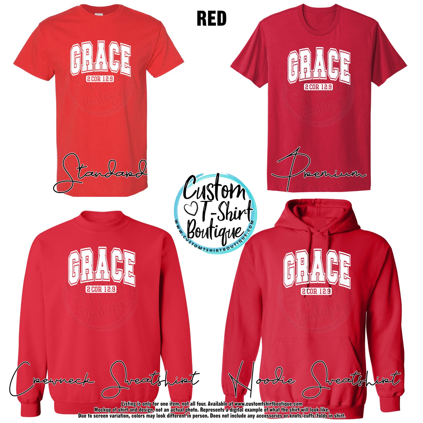 Grace Christian Faith T-Shirt, Sweatshirt, or Hoodie - Bible Scripture T-Shirt - image9