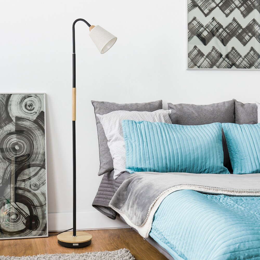Modern Floor Lamp 360° Adjustable Standing Lamp Tall Reading Lamp Living Room