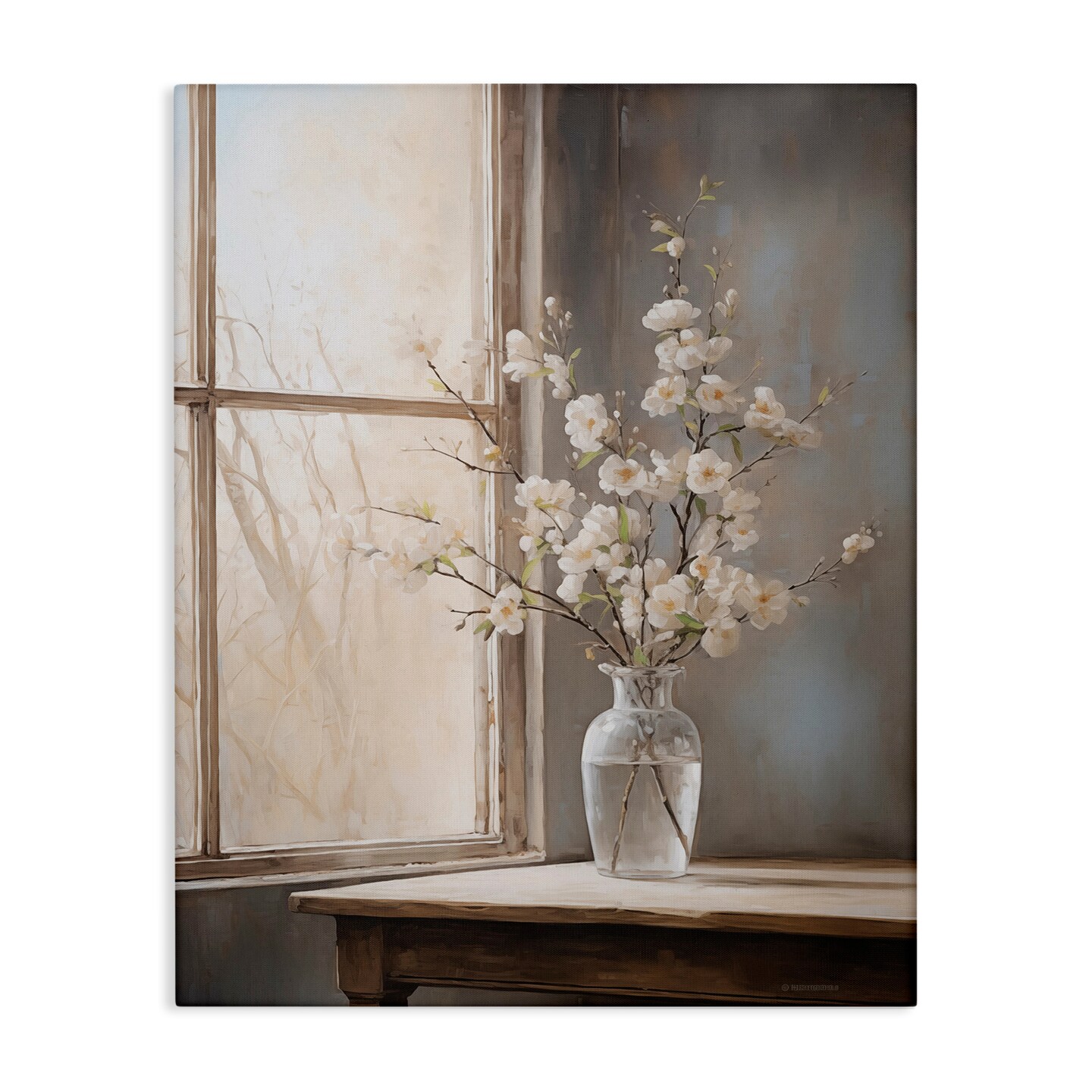 Stupell Industries Spring Arrangement Windowsill Canvas Wall Art Design by Arlington Prints