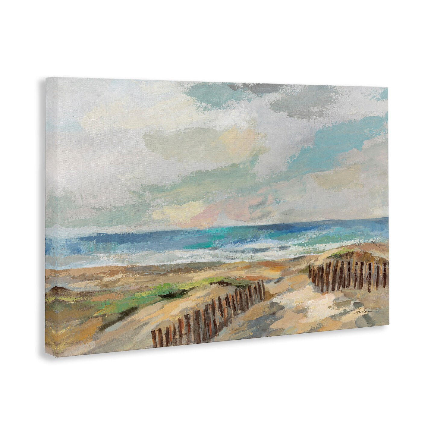 Stupell Industries Summer Beach Dunes Canvas Wall Art Design by Silvia Vassileva