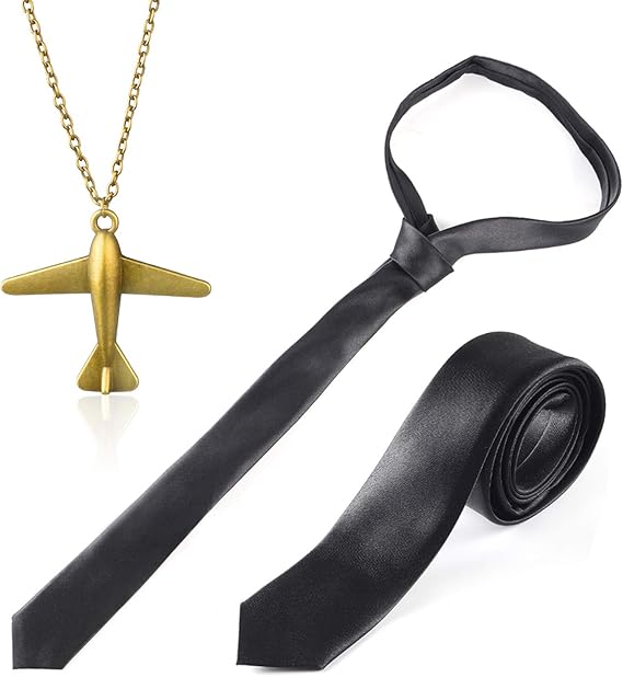 Airline Pilot Captain Costume Kit Pilot Dress up Accessory Set with Aviator Sunglasses