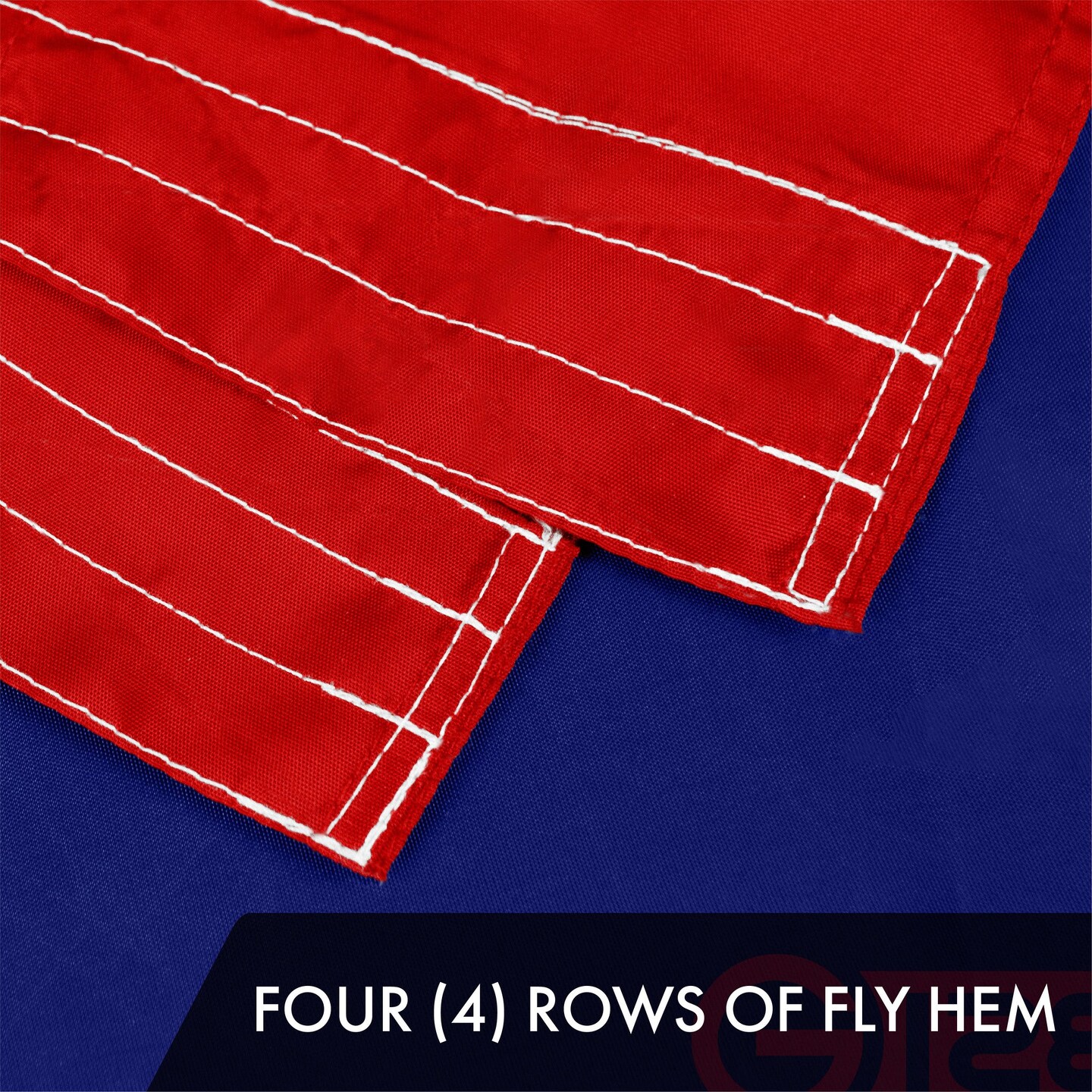 G128 Combo Pack: American USA Flag 6x10 Ft &#x26; Betsy Ross 1776 Flag 6x10 Ft | Both ToughWeave Series Embroidered 300D Polyester, Embroidered Design, Indoor/Outdoor, Brass Grommets