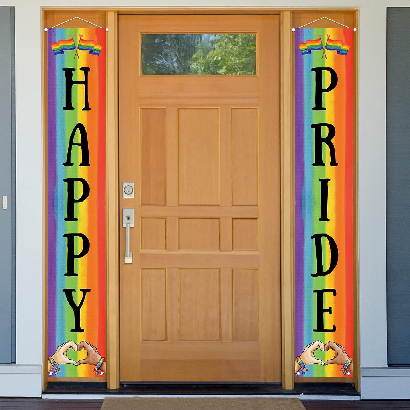 Pride Decoration Outdoor Happy Pride Banner LGBTQ Decor Gay Lesbian Bisexual Transgender Pride Day Month Parade
