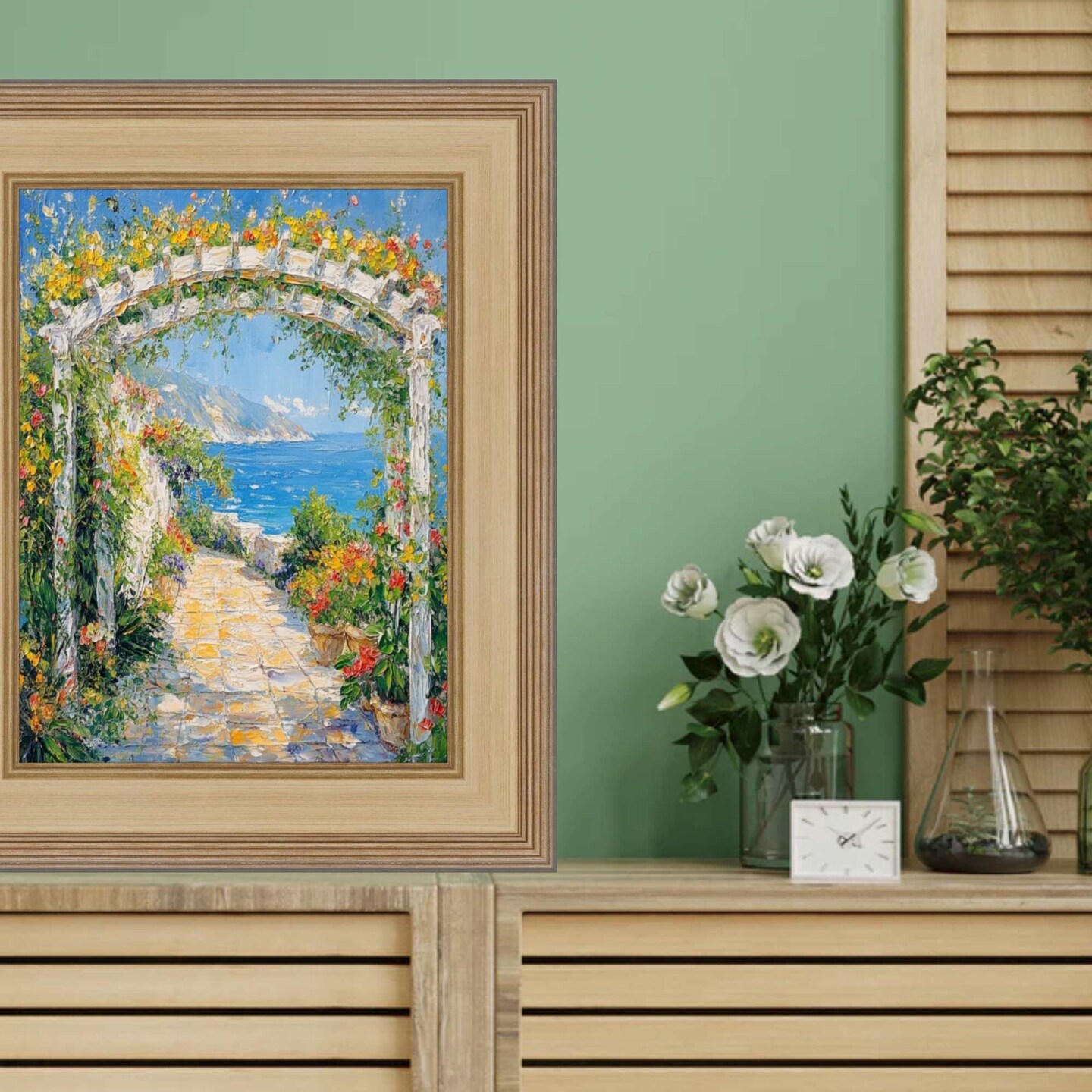 Wide Antique Silver Gold Wash Picture Frame 11x17 frame