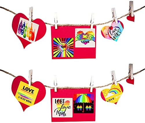 800 Pieces Pride Sticker Bulk LGBTQ Stickers Rainbow Rectangle Pride Support Stickers Love is Love LGBT Accessories for Parades Rainbow Festival and LGBT Group Activities, 12 Styles
