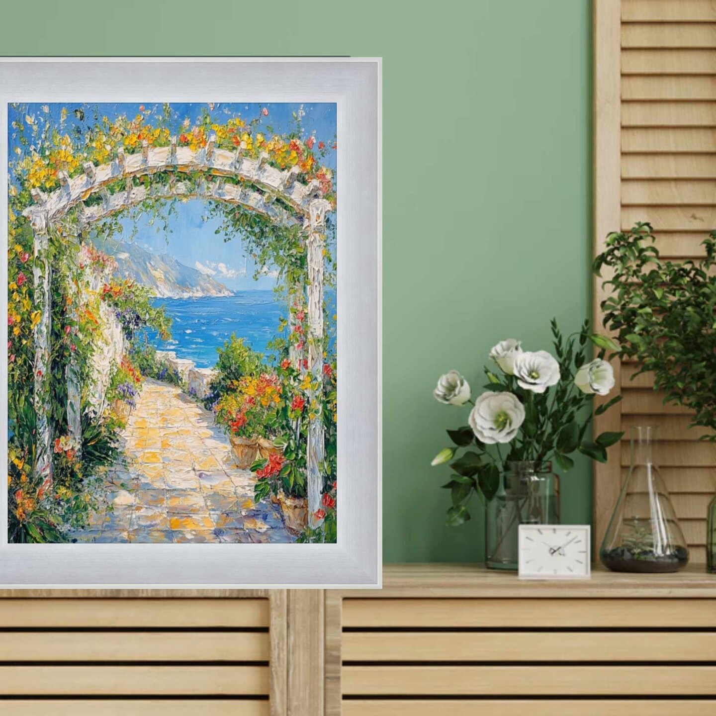 Modern Stainless Steel Iron Picture Frame 9x12 frame