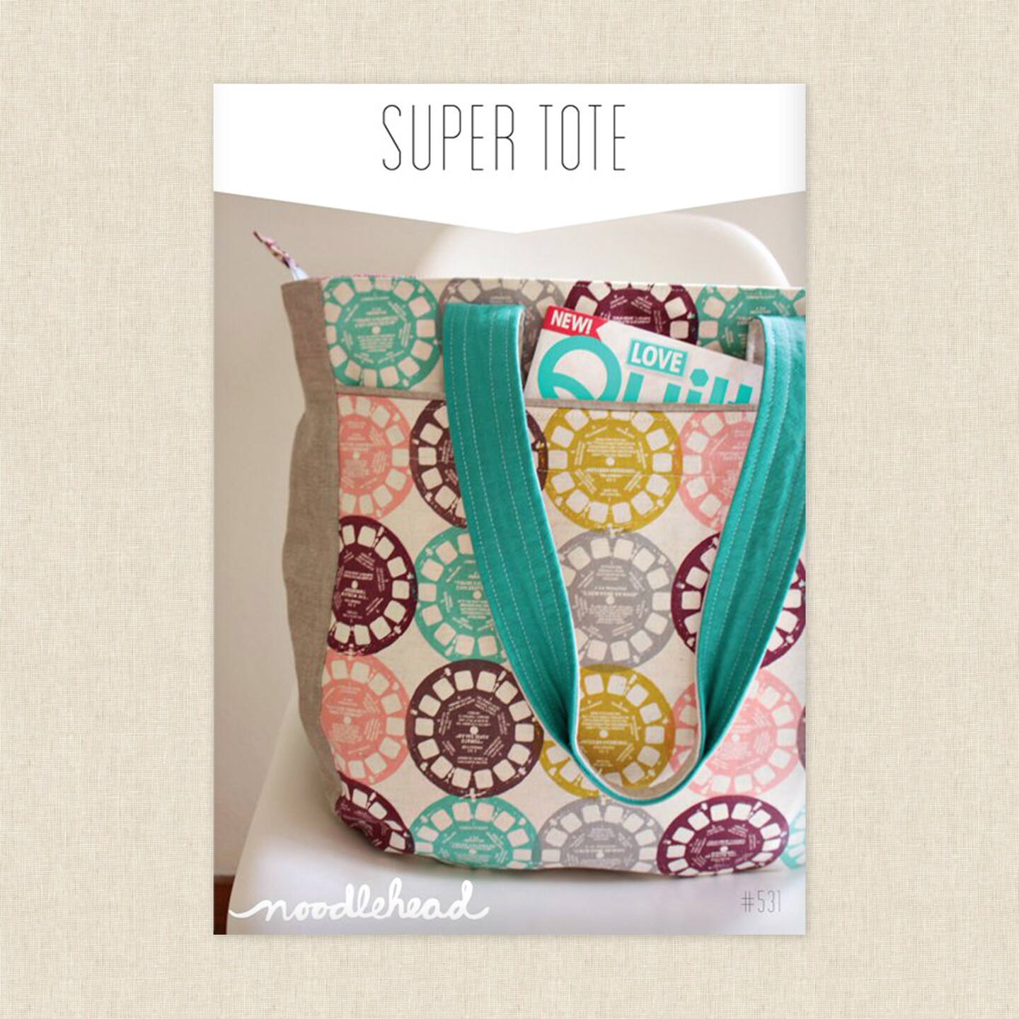 Super Tote (ag 531) | Noodlehead | Sewing Pattern