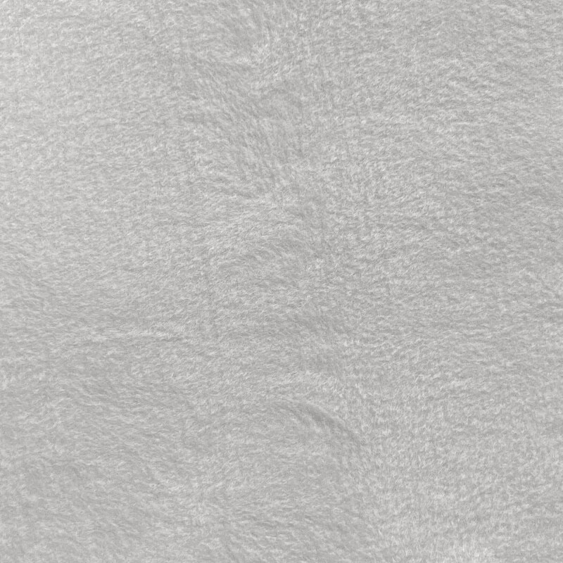 Solid Light Gray Anti-Pill Fleece Fabric (Medium Weight) | By The Yard