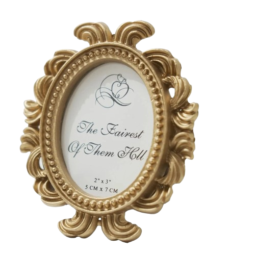 4-Pack Gold 4-Inch Mini Baroque Oval Picture Frames | Michaels