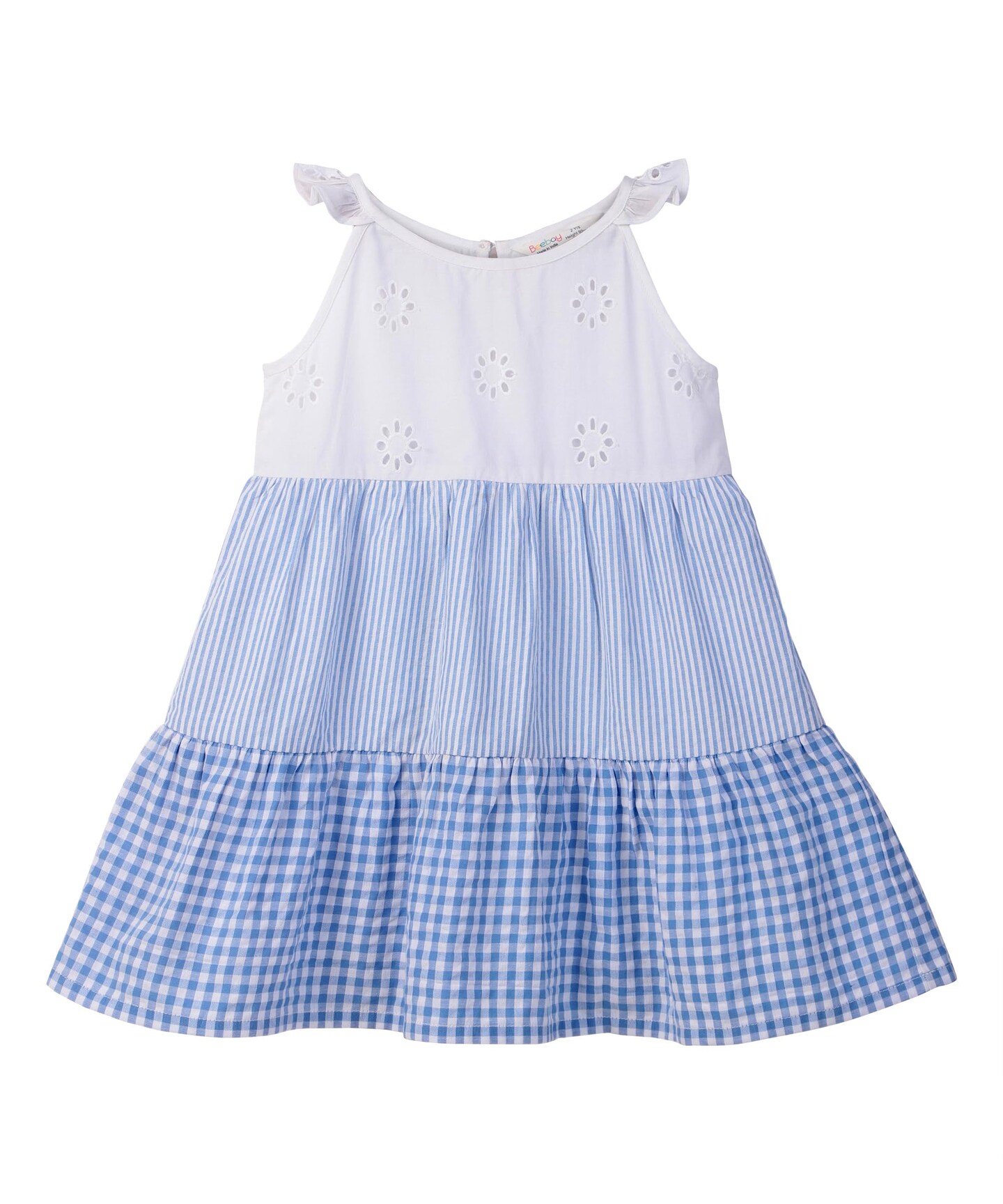 blue dress 12 18 months Beebay Mix-Match Tiered - 12-18 Months, Model: 251015-Blue-1218M000, Color: Blue, Size: Toddler Size:3XL For UK Size 16-18 | EU 44-46 Yours London Women's Plus _tab_size-guide Easter dress 3% Spandex 240 gsm