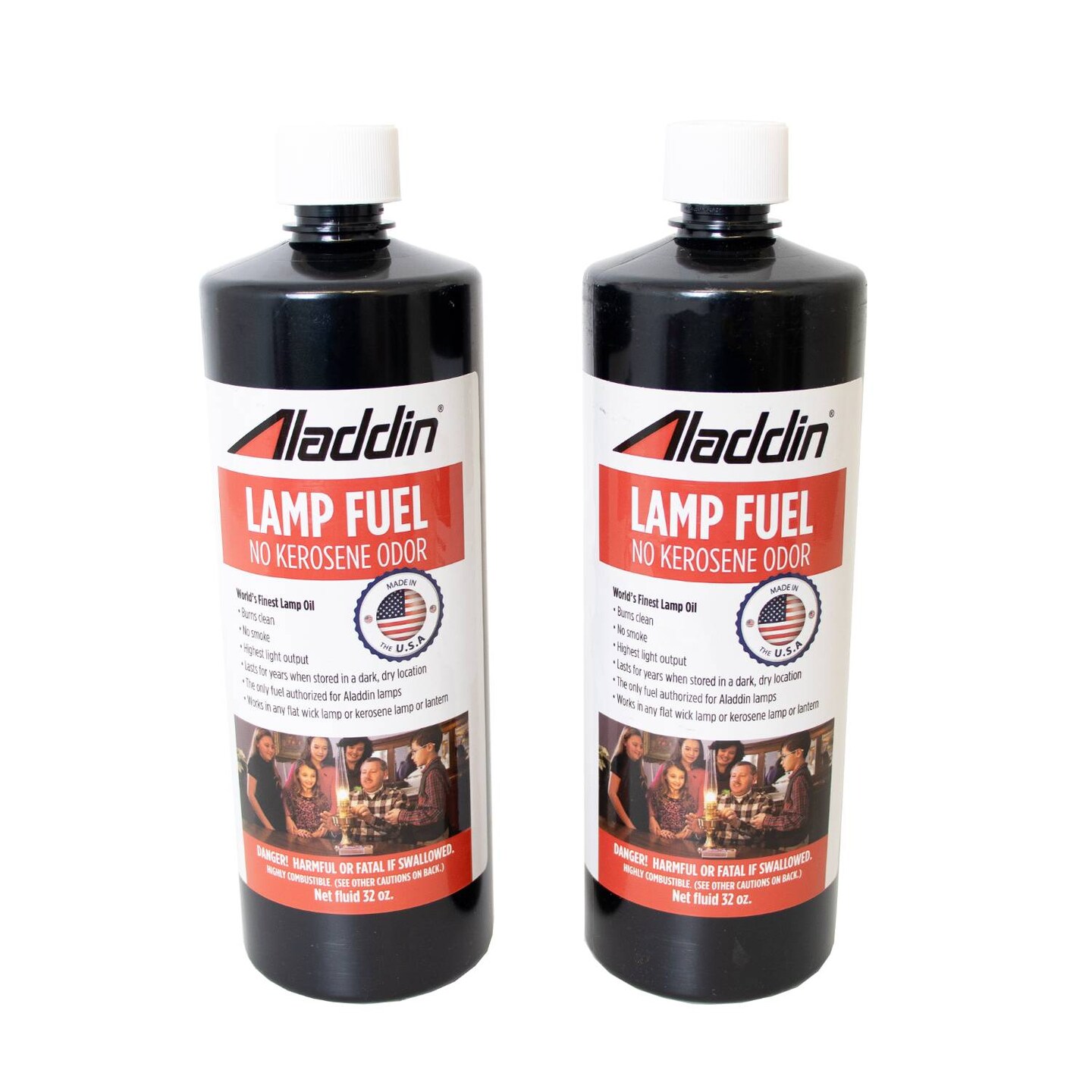 Aladdin Clear Lamp Oil Fuel - Kerosene Alternative Clean Burning