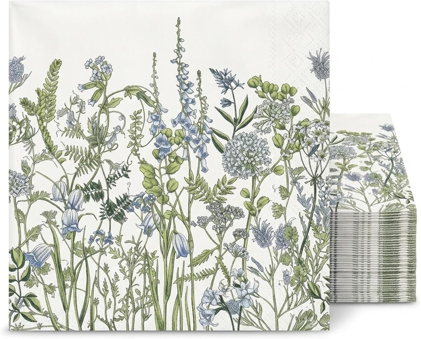 Michaels, Blue Fields Disposable Guest Towel/Cocktail Napkin, Airlaid Buffet Linen-Feel Luxury Napkins for Buffet, Bathroom, Party & Home Use – Category: Guest Towels