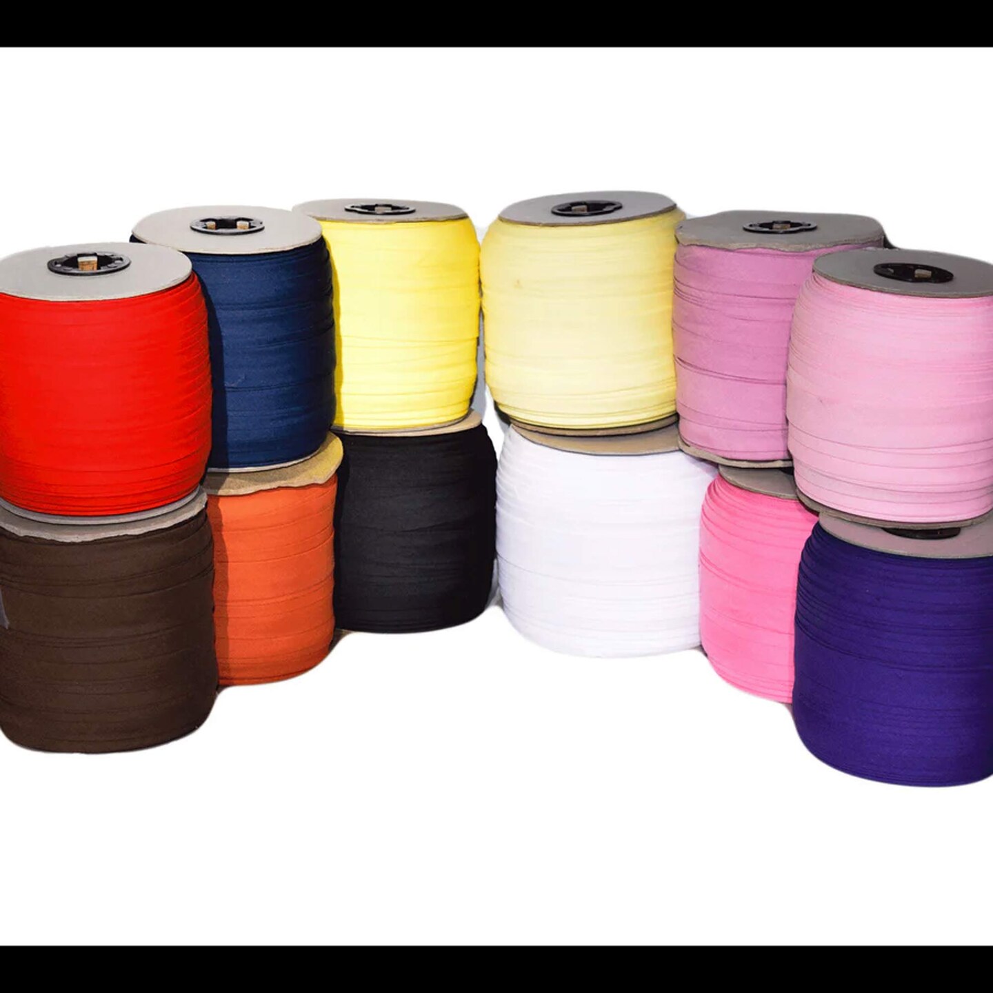 Bright 5 Yards Yellow Polycotton Bias Tape 3/4" Strong Sewing & Craft Binding