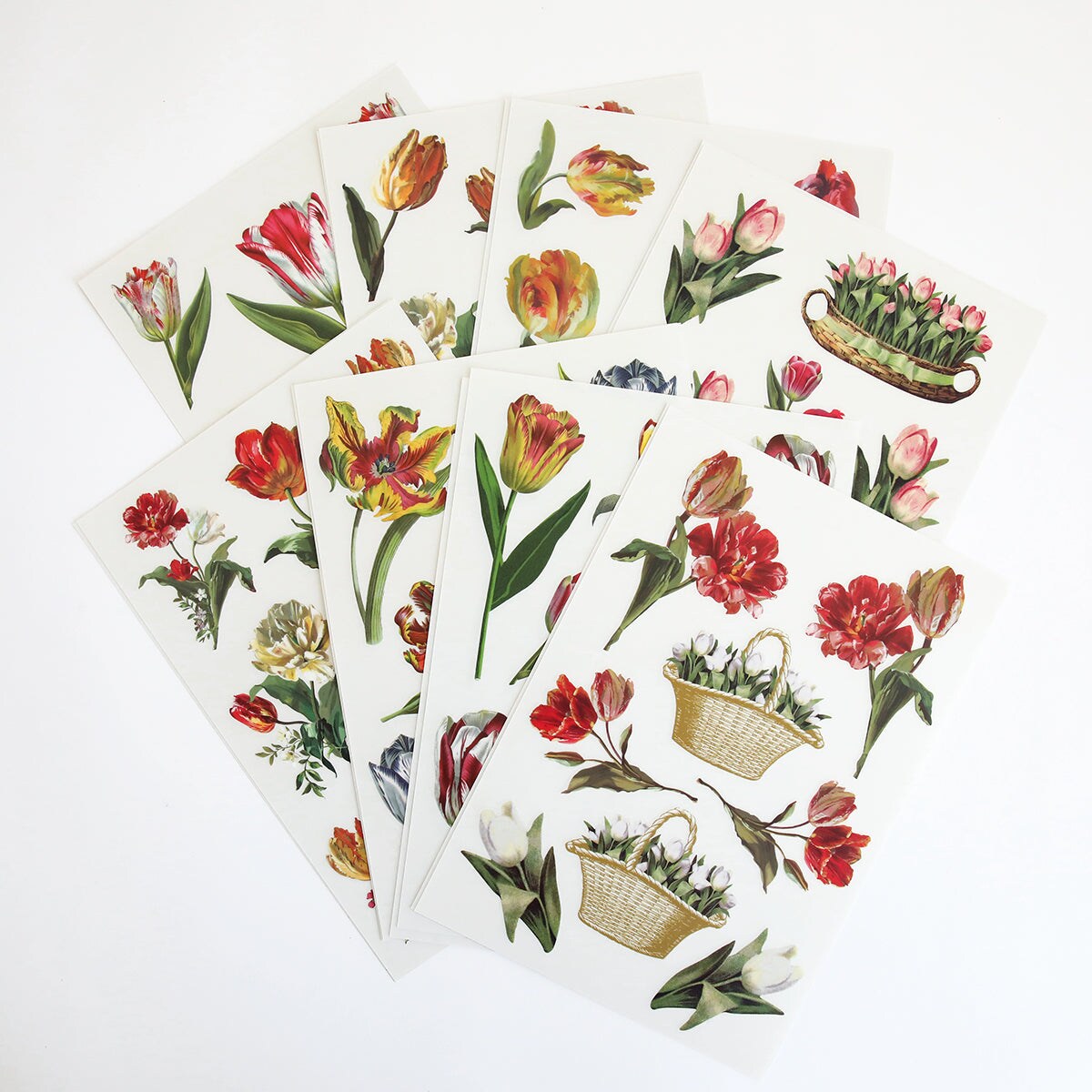 Tulip Rub On Transfers
