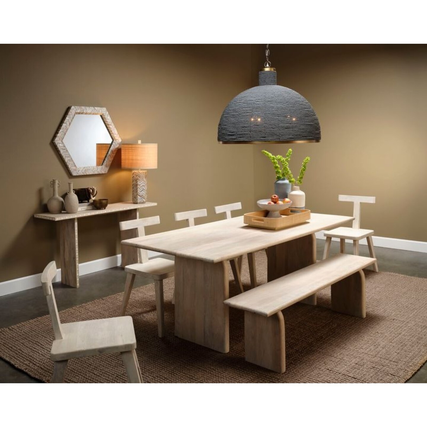 Jamie Young Company 6-Light Beaded Ceiling Chandelier - 119&#x22;