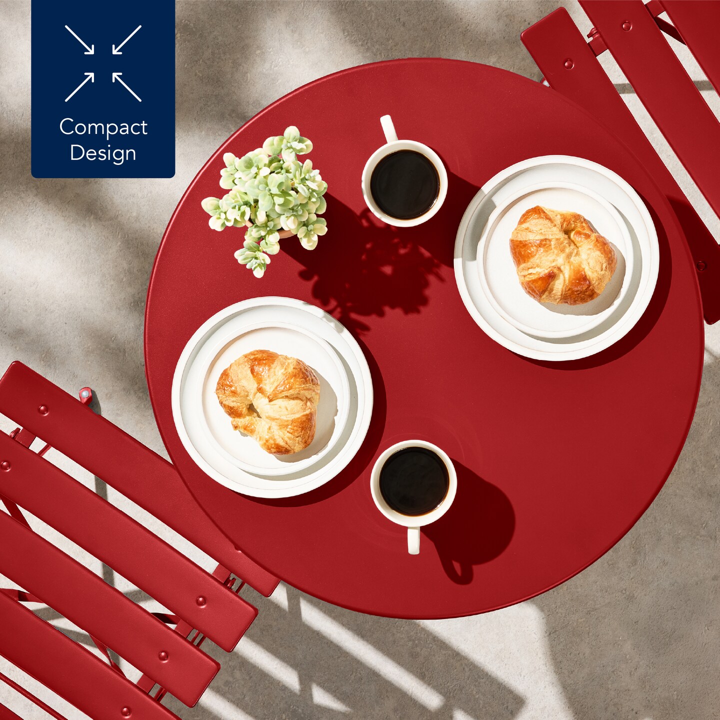 Best Choice Products 3-Piece Small Bistro Set, Folding Patio Furniture Set of 2 Chairs and Table