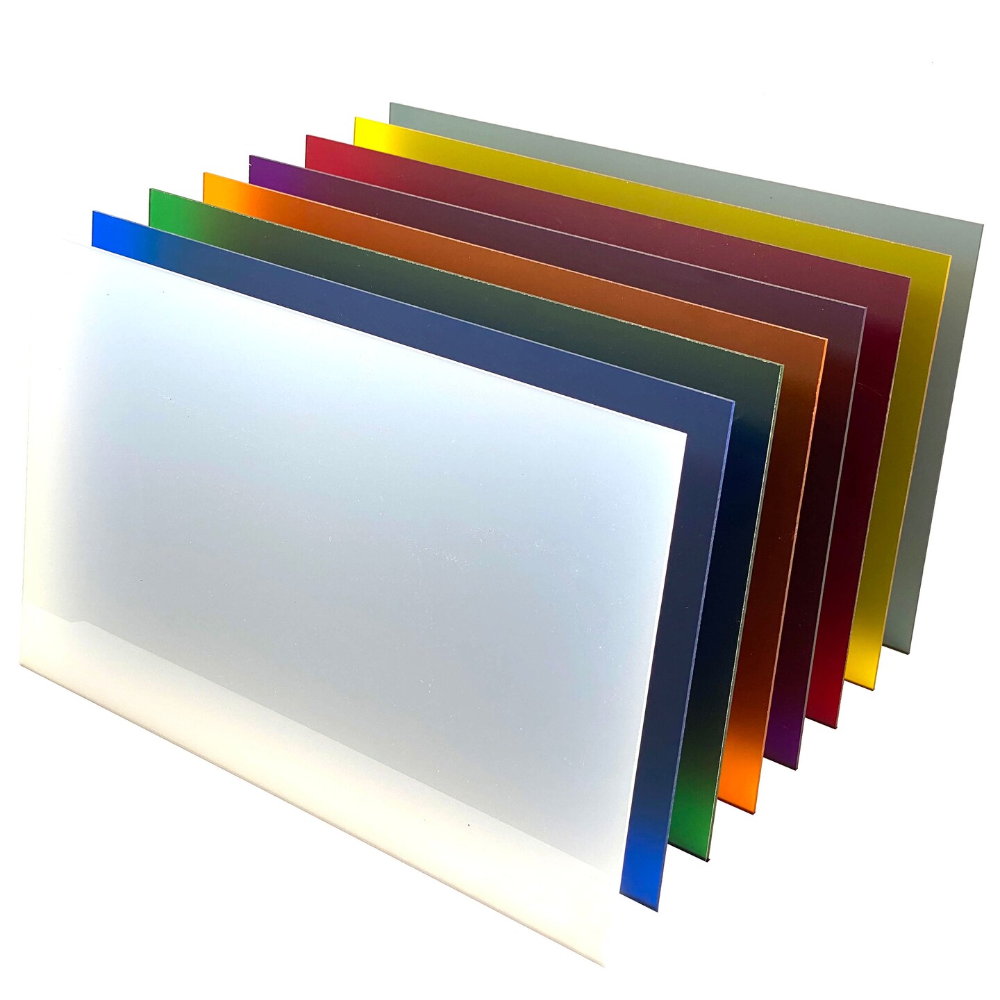 Cast Acrylic in a Variety of Solid Opaque Colors, 2.6mm (1/8th Inch), CO2 Laser & Glowforge Performance Series Ready, Craft Closet Brand, 12x12, 12x19, 12x6,