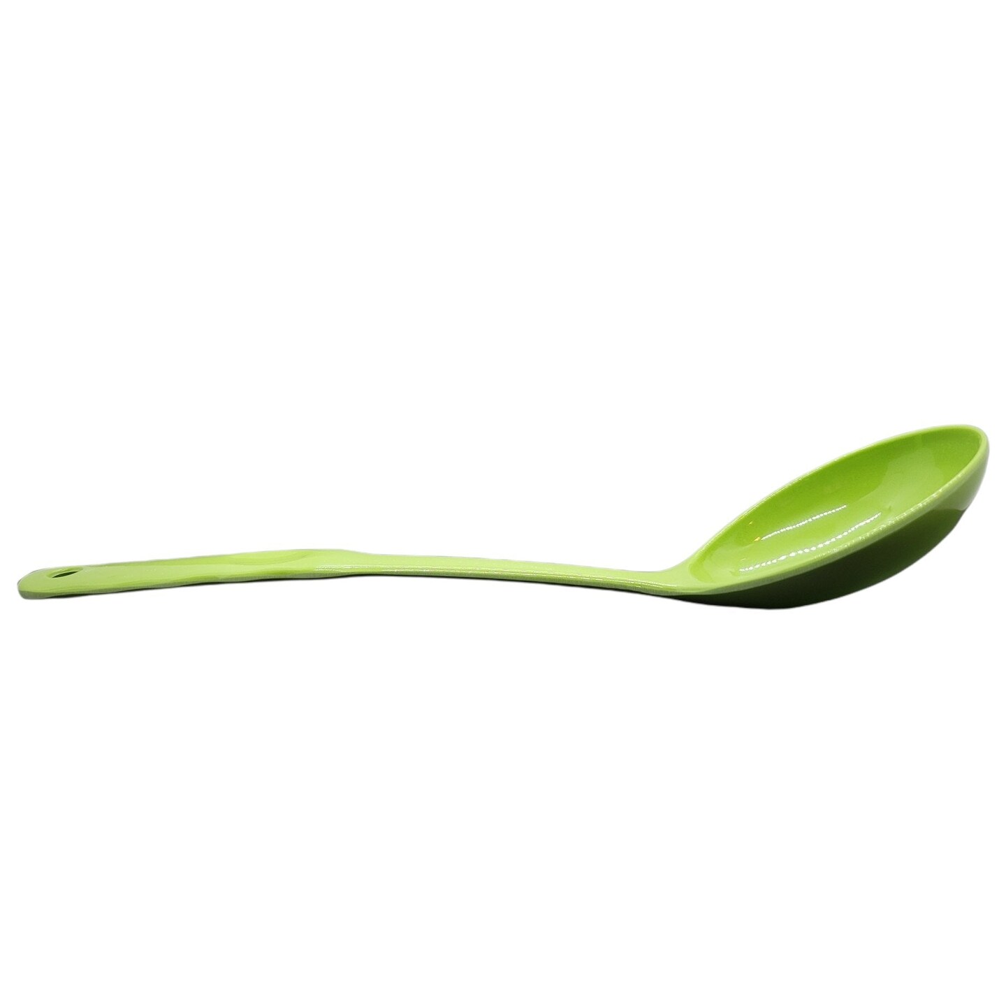 Handy Housewares 12.5&#x22; Long Handled Colorful Melamine Slotted Serving Spoon