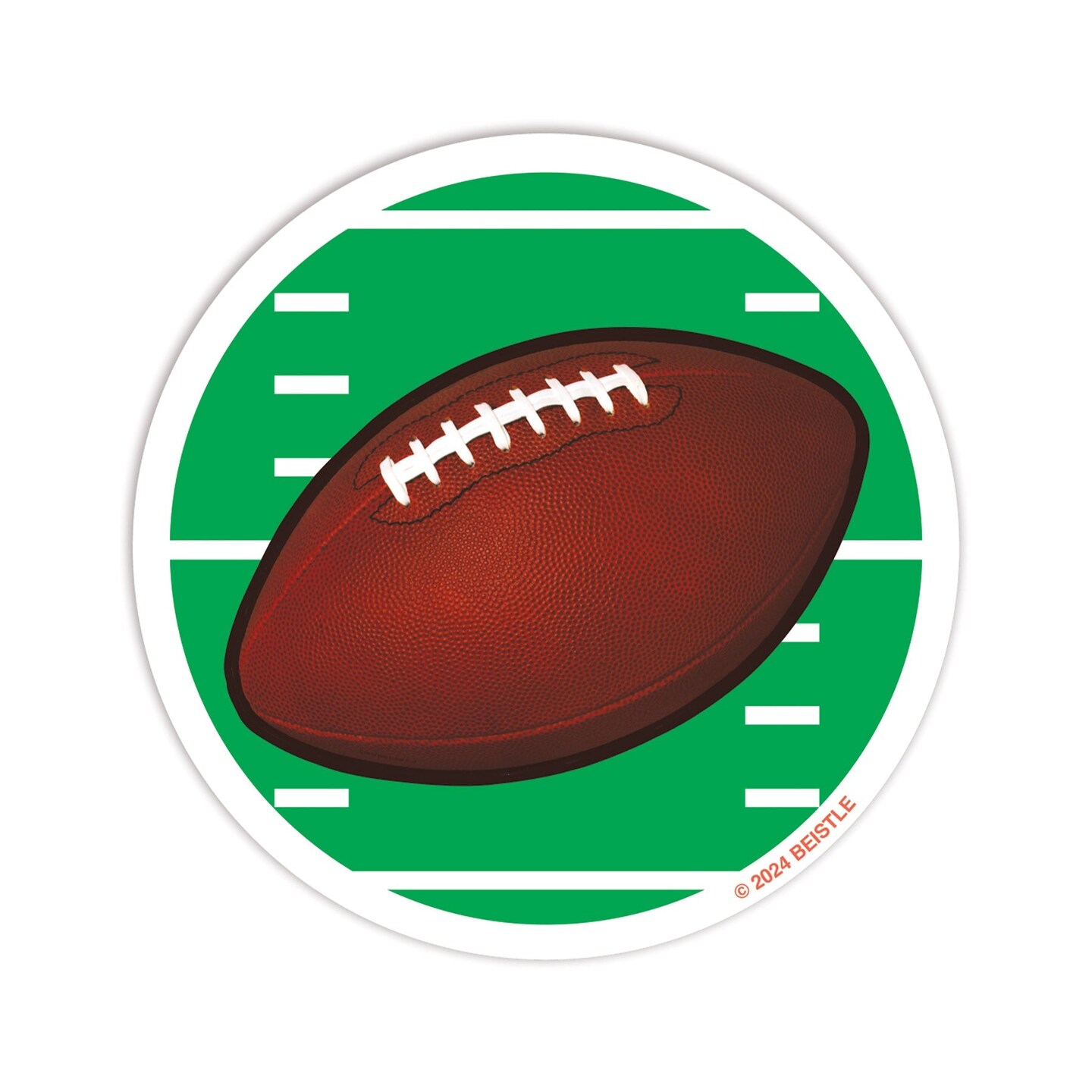 96 Pack Beistle Football Coasters